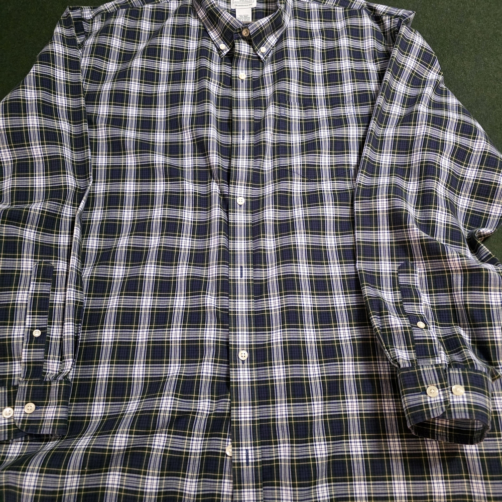 LL Bean Men's Plaid Button-Down Shirt